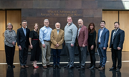 Photo: Annette Fritze, Bob Johns, Nicole Morris, Cory Johnson, Max Donath, Brian Davis, Jed Falgren, Katelyn Schwieters, Gordon Parikh, and Nathan Anderson.